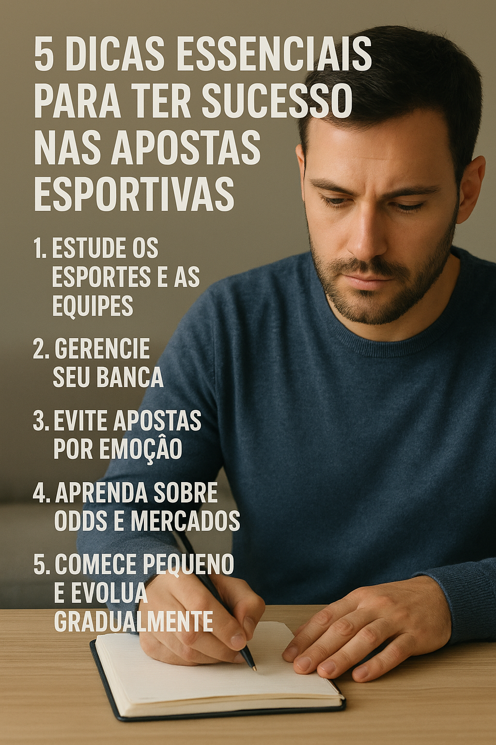 5 Dicas Essenciais para Ter Sucesso nas Apostas Esportivas